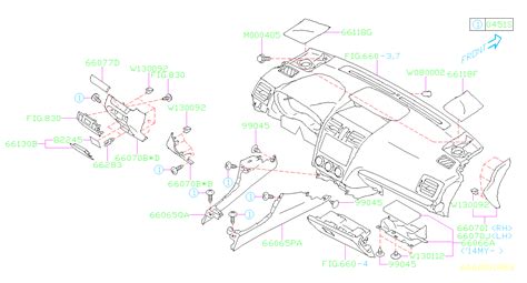 There are two fuse boxs: 66135FJ010VH - Subaru Fuse Box Cover (Black) | Suburban Subaru, Vernon CT