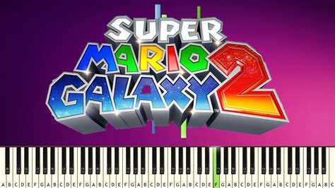Super Mario Galaxy 2 Freezy Flake Galaxy Easy Piano Tutorial Youtube