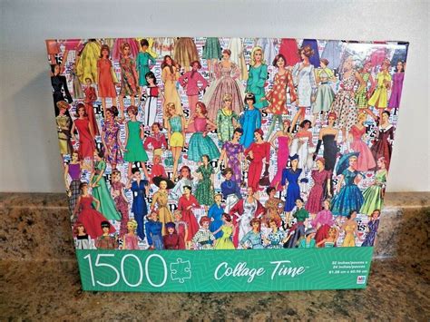 Milton Bradley Collage Time 1500 Pcs Jigsaw Puzzle New Fashion Memories