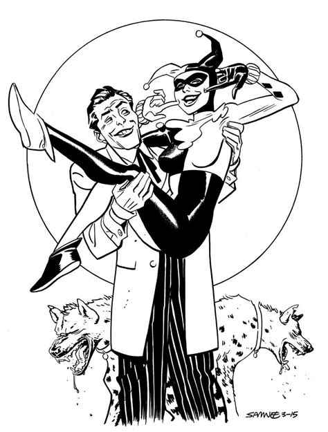 Princess is a fantasy figure that many kids like, especially girls. Chris Samnee | Joker and harley, Love coloring pages ...
