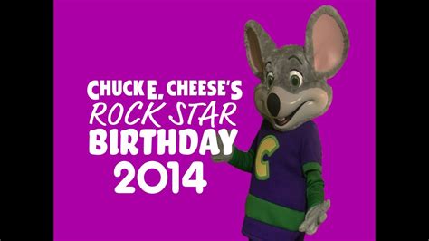 Chuck E Live Rock Star Birthday 2014 Youtube