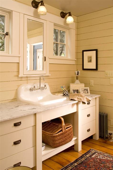 But then the realtor opened the door to the farmhouse style bathroom with its cute clawfoot tub and i had to have it! A Collection of Bathroom Vanities - Town & Country Living