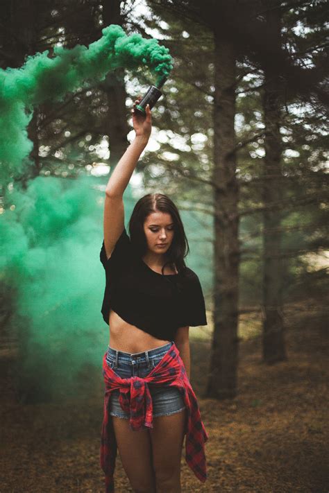 Earlier This Summer I Had The Idea Of Doing A Shoot With Smoke Bombs