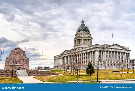Utah State Capitol Building In Salt Lake City Stock Photo Image Of