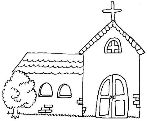 Dibujos De Iglesia 64234 Edificios Y Arquitectura Para Colorear
