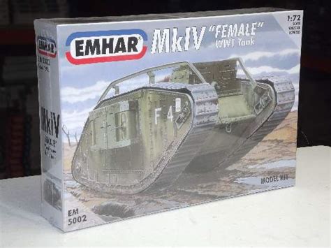 Emhar 172 5002 Wwi Mk Iv Female Battle Tank