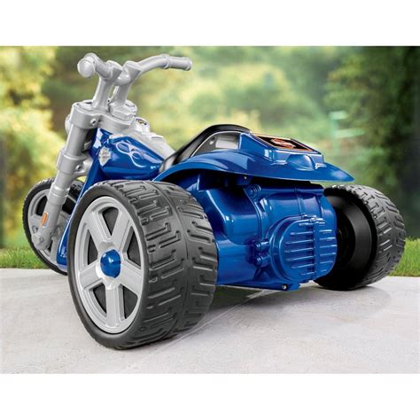 Riding them is a way of life. Power Wheels Harley Rocker 6 volt battery powered ride on toy
