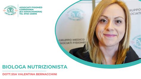 Dottssa Valentina Bernacchini Nutrizionista Fisiomed Corridonia