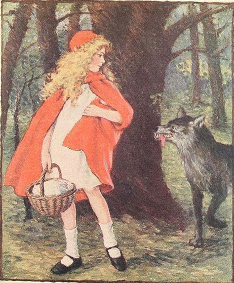 In The Original Little Red Riding Hood The Wolf Forced Her To Eat Her