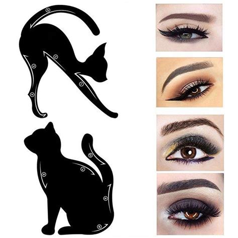 Cat Eyeliner Stencils Makemeb
