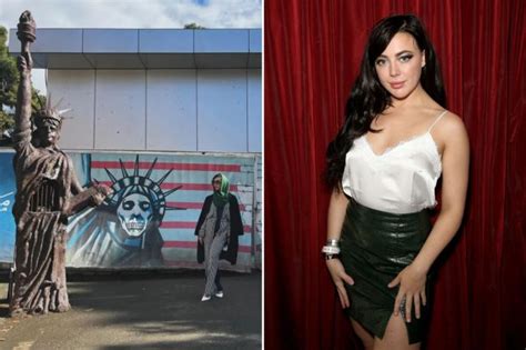 Us Porn Star Whitney Wright Seen Visiting Iran And Posing In Front Of ‘death To America Murals