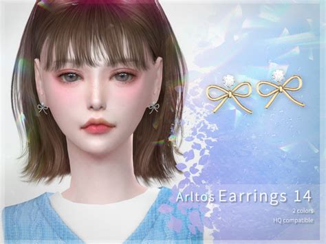 The Sims Resource Butterfly Earrings 14