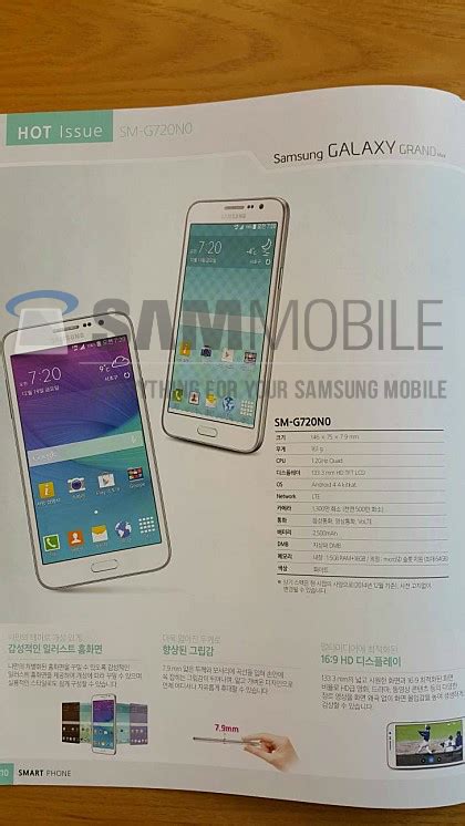 Samsung Brochure Reveals Upcoming Galaxy A7 And Galaxy Grand Max