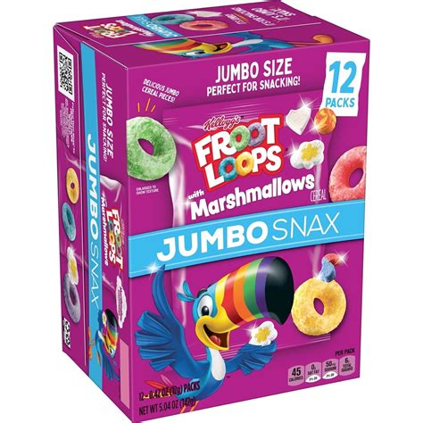 Kelloggs® Froot Loops® Jumbo Snax With Marshmallows