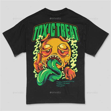 Toxic Treat T Shirt Design Template By Badsyxn Graphicriver