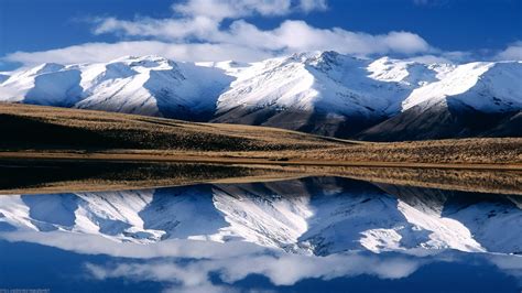 Nature Landscape New Zealand Mountain Clouds Hill
