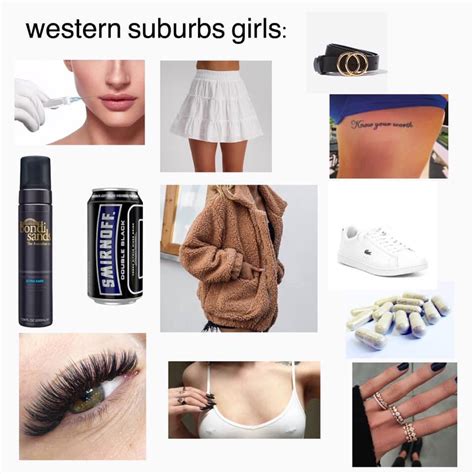 Western Suburb Girl Starter Packs Rstarterpacks Starter Packs Know Your Meme