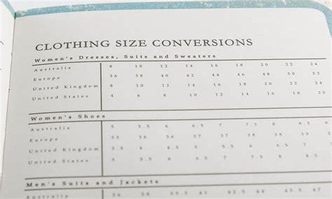Women’s To Men’s Clothing Size Conversion Guide