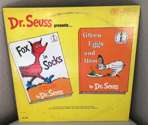 Mavin Dr Seuss Presents Fox In Socks And Green Eggs And Ham Vinyl