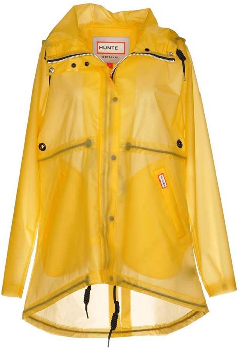 Hunter Jackets In Yellow Rain Jacket Yellow Rain Jacket Jackets