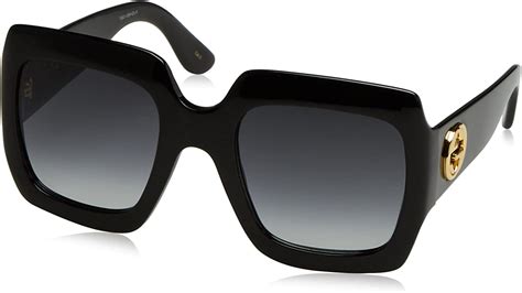 Gucci Gg0053s Gafas De Sol Para Mujer Negro Black Grey 54 Amazon