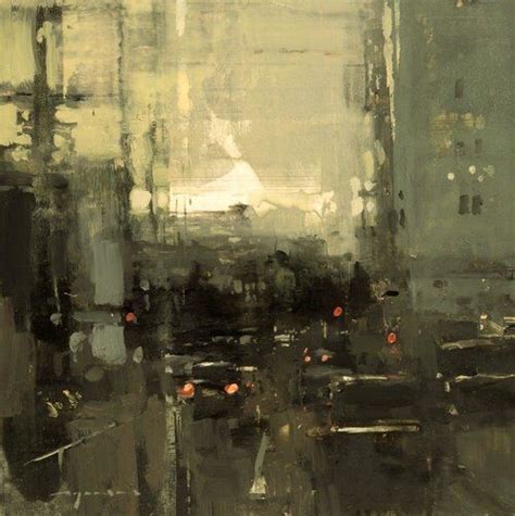 Cityscape Composed Form Study 29 6 X 6 Inches Oil On Panel Nov