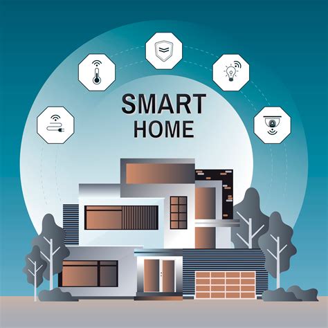 Smart Home Technology Infographic Vector Download Free Vectors