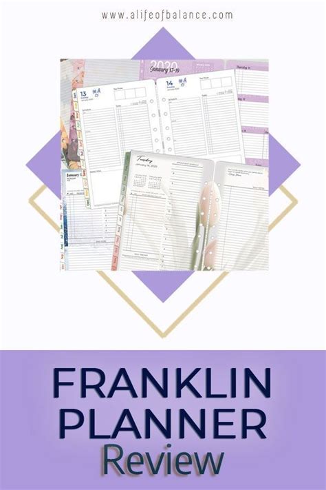 Franklin Planner Review Artofit