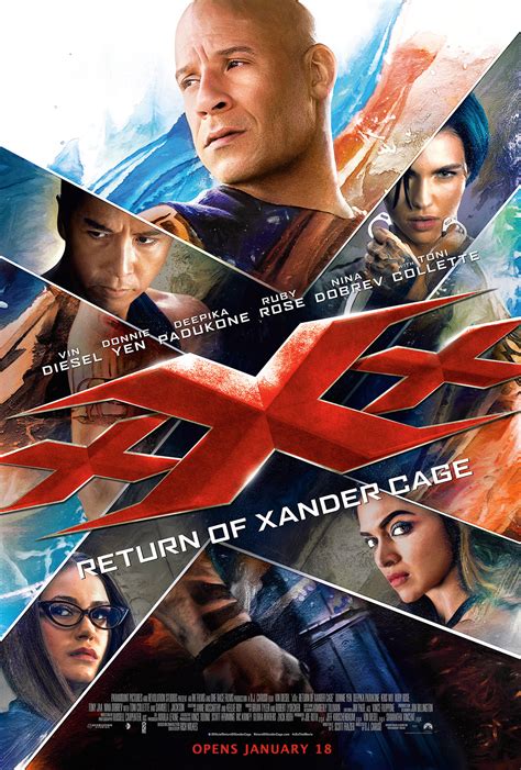 Look Xxx Return Of Xander Cage Main Posters Unleashed Reel Advice