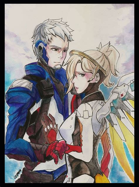 Soldier 76 And Mercy By 017m Overwatch Mercy Cómic Overwatch Overwatch