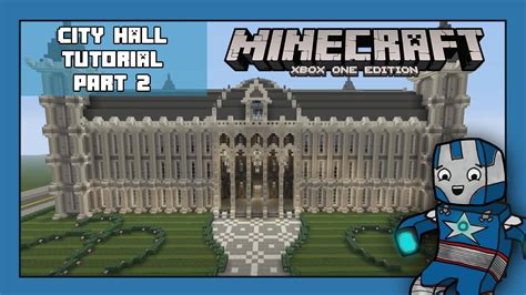 Minecraft Xbox One City Hall Tutorial Part 2 Xboxpspcpe Youtube