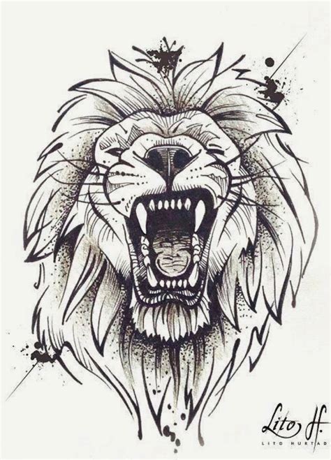 Pin By Larry Gross On Pencil Drawing Lion Tattoo Tattoo Sketches