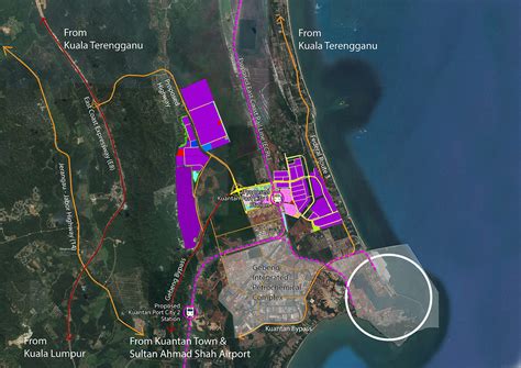 Bauxite mine 173 5.8 km. MCKIP - Malaysia-China Kuantan Industrial Park