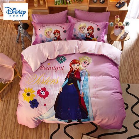 Girls disney princess bedding set. Frozen Anna Elsa Princess bedding sets queen size ...