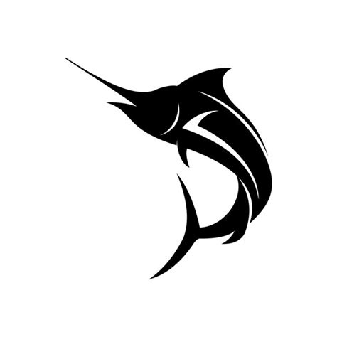 Premium Vector Vector Marlin Fish Silhouette Logo