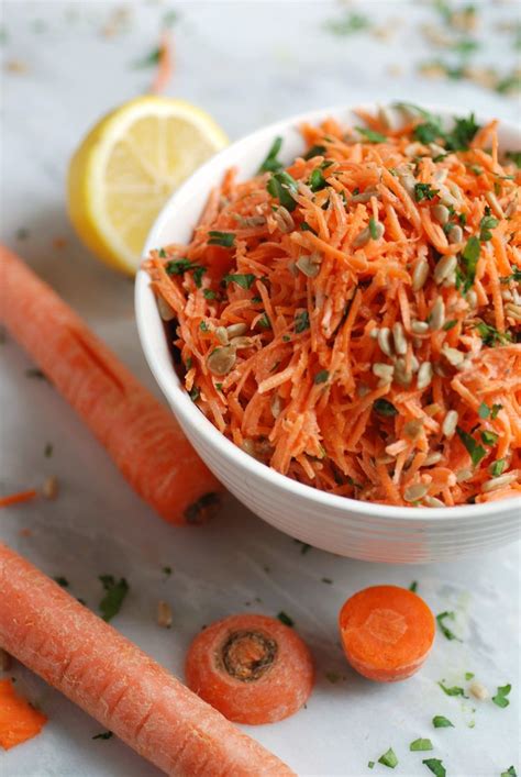Simple Carrot Salad With Lemon Vinaigrette Sally Kuzemchak The