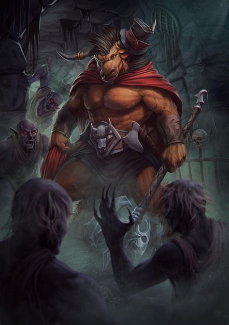 Pin By Mre64 On Dandd Minotaur Visual Ref Vampire Art Barbarian Dnd