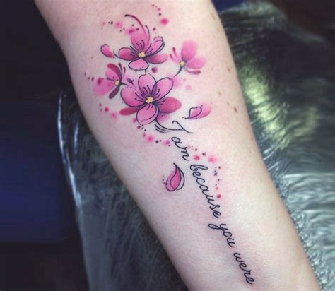 Floral Script Tattoo Rose Tattoos For Women Floral Tattoo Arm