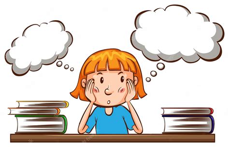 Thinking Students Clip Art Library