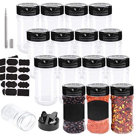 16 Pack 7oz Clear Plastic Spice Jars Pricepulse