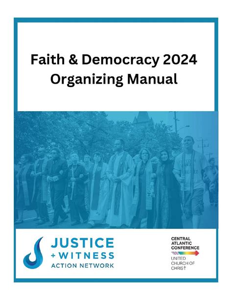 Faith And Democracy 2024 — Justice And Witness Action Network
