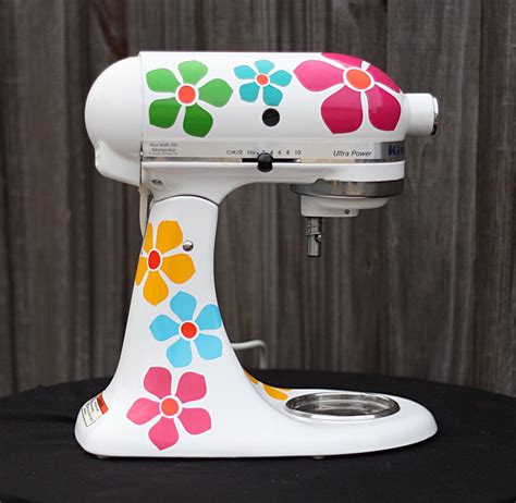 Graphic For Kitchen Mixer Flower Power Etsy Kitchen Mixer Kitchen