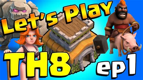 Head over to google play and download clash of clans. Clash of Clans: Let's Play TH8! ep1 - How to start TH8! - YouTube