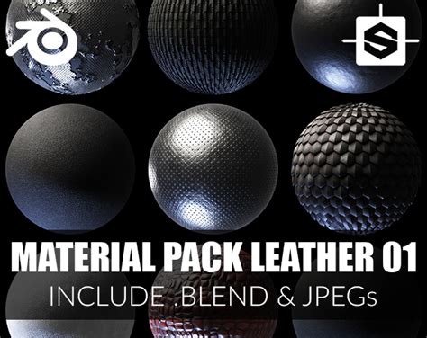Texture Pack Leather 01 By Juliovii