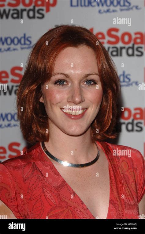 Inside Soap Awards Floridita Laura Rogers From Bad Girls Stock Photo