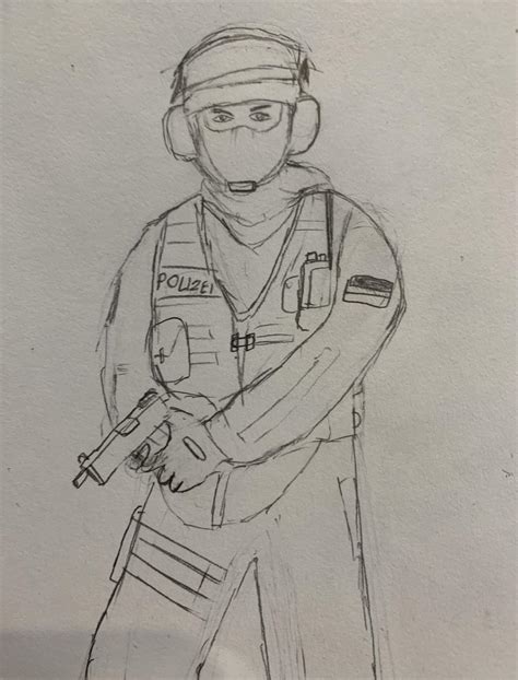 A Drawing Of Bandit Rrainbow6