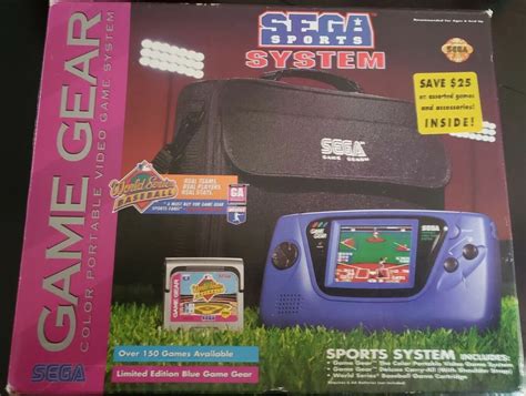 Cv Sega Game Gear Blue Sports Console