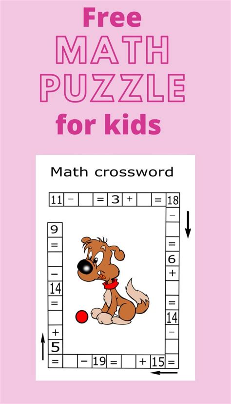 Although the activities are geared more to the preschool to kindergarten age group, adding one or two less challenging activities when learning the numbers can be a welcome break for the kids and can be given as a bonus activity for those who. Math puzzles for kids in 2020 | Maths puzzles, Math for ...