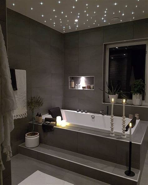 Hang edison bulbs encased in black cages from the ceiling, either over the toilet or the bathtub. 3098 best images about Bathroom remodel ideas on Pinterest ...