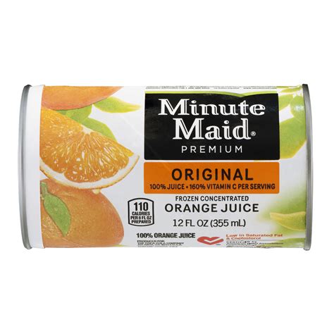 Minute Maid Juice Orange Frozen Concentrate 12oz Can Garden Grocer